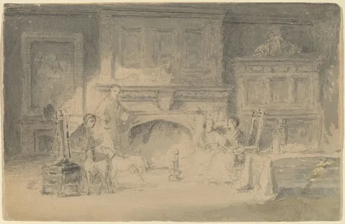 Framed Print : Study for The Bailey Family'. Creator: Robert Walter Weir. Study for The Bailey Family'. Creator: Robert Walter Weir Framed Print : Study for The Bailey Family'. Creator: Robert Walter Weir. Study for The Bailey Family'. Creator: Robert Walter Weir