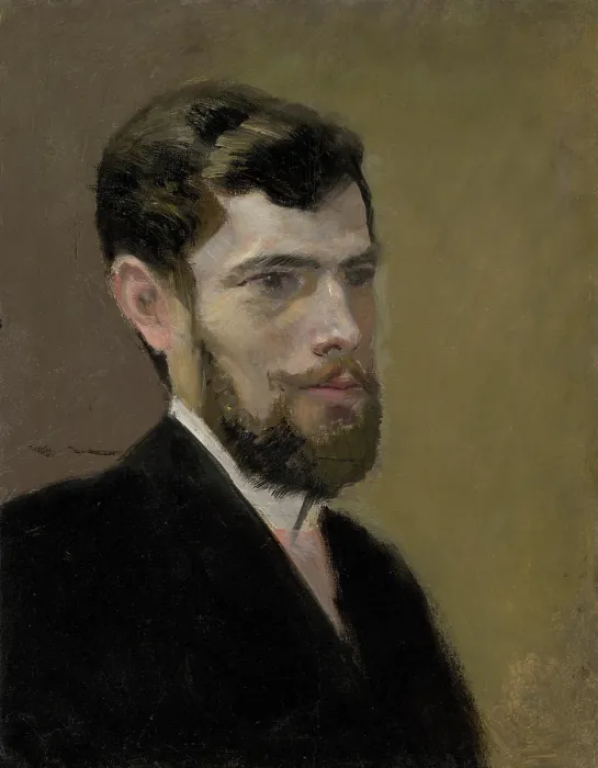 Framed Print : Study of a Bearded Man in a Black Suit, 1880-1900. Creator: Ladislav Mednyanszky Framed Print : Study of a Bearded Man in a Black Suit, 1880-1900. Creator: Ladislav Mednyanszky
