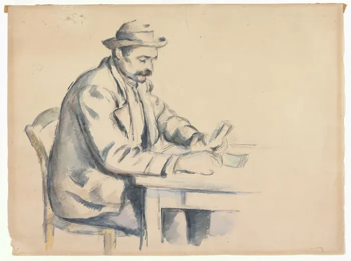 Framed Print : A Study for the Card Players, 1890–92. Creator: Paul Cezanne Framed Print : A Study for the Card Players, 1890–92. Creator: Paul Cezanne