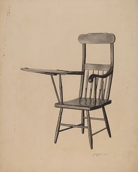 Study Chair, c. 1941. Creator: Sydney Roberts