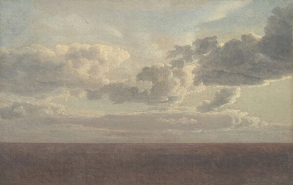 Study of Clouds over the Sea;A Cloudscape, 1826. Creator: CW Eckersberg