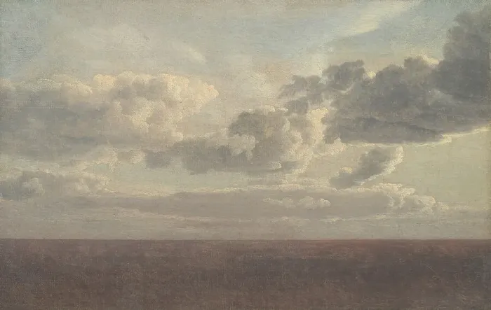Framed Print : Study of Clouds over the Sea;A Cloudscape, 1826. Creator: CW Eckersberg Framed Print : Study of Clouds over the Sea;A Cloudscape, 1826. Creator: CW Eckersberg