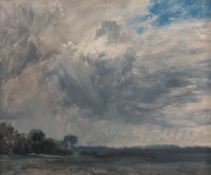 Framed Print : Study of a Cloudy Sky, ca. 1825. Creator: John Constable Framed Print : Study of a Cloudy Sky, ca. 1825. Creator: John Constable