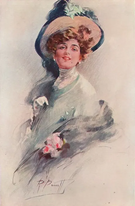 Framed Print : A Study in Colour, c1908. Artist: R Ponnett Framed Print : A Study in Colour, c1908. Artist: R Ponnett