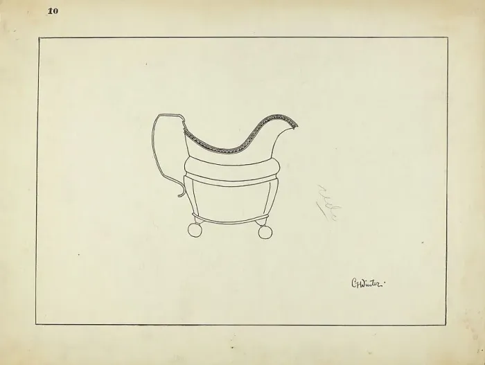 Framed Print : Study of Cream Pitcher, 1935 / 1942. Creator: Charlotte Winter Framed Print : Study of Cream Pitcher, 1935 / 1942. Creator: Charlotte Winter