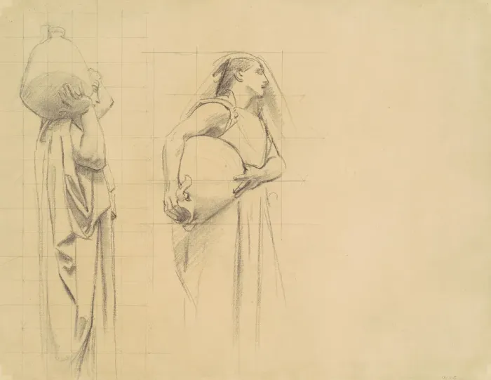 Framed Print : Study for The Danaides, 1922-1925. Creator: John Singer Sargent Framed Print : Study for The Danaides, 1922-1925. Creator: John Singer Sargent