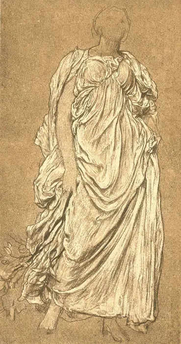 Framed Print : Study for the Daphnephoria'. A Fac-Simile of Original Drawings by Sir Frederick... c1880-83. Creator: Frederic Leighton Framed Print : Study for the Daphnephoria'. A Fac-Simile of Original Drawings by Sir Frederick... c1880-83. Creator: Frederic Leighton