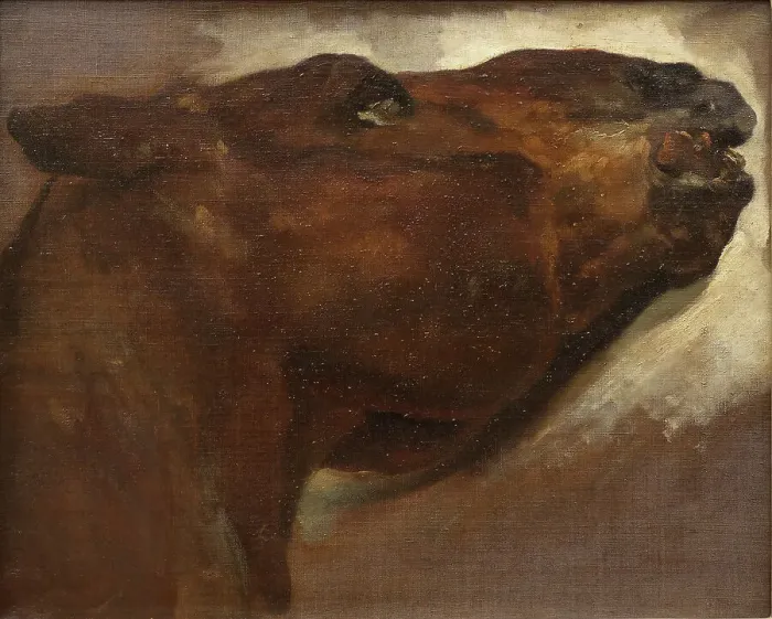 Framed Print : Study of a Dead Horse, early 19th century. Creator: Theodore Gericault Framed Print : Study of a Dead Horse, early 19th century. Creator: Theodore Gericault