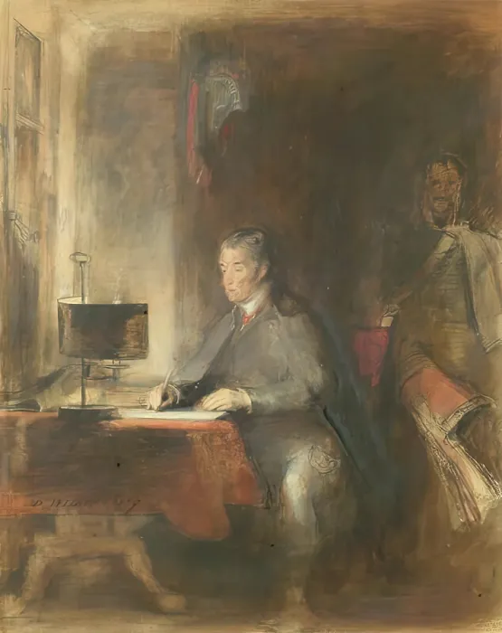 Framed Print : Study for The Duke of Wellington writing Dispatches, 1829. Creator: David Wilkie. Study for The Duke of Wellington writing Dispatches, 1829. Creator: David Wilkie Framed Print : Study for The Duke of Wellington writing Dispatches, 1829. Creator: David Wilkie. Study for The Duke of Wellington writing Dispatches, 1829. Creator: David Wilkie