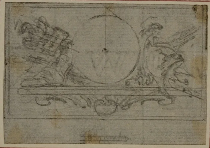 Framed Print : Study for En Tete Vignette in Tacitus Tibere Framed Print : Study for En Tete Vignette in Tacitus Tibere
