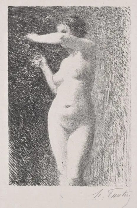 Framed Print : Study for Eve, 1898. Creator: Henri Fantin-Latour (French, 1836-1904) Framed Print : Study for Eve, 1898. Creator: Henri Fantin-Latour (French, 1836-1904)