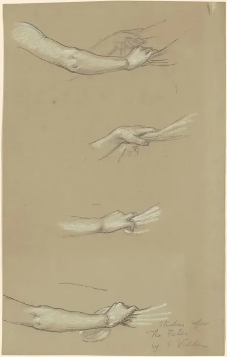 Framed Print : Study for The Fates Gathering in the Stars, c. 1884-1887 Framed Print : Study for The Fates Gathering in the Stars, c. 1884-1887