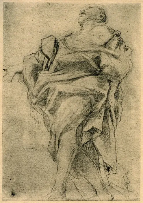 Framed Print : Study for the figure of an apostle, 1913. Artist: Correggio Framed Print : Study for the figure of an apostle, 1913. Artist: Correggio