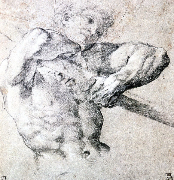 Study of a Figure, c1575-1619. Artist: Lodovico Carracci