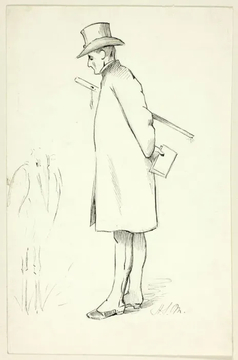 Framed Print : Study for Figure in Episcopal Visitation, n. d. Creator: Henry Stacy Marks Framed Print : Study for Figure in Episcopal Visitation, n. d. Creator: Henry Stacy Marks