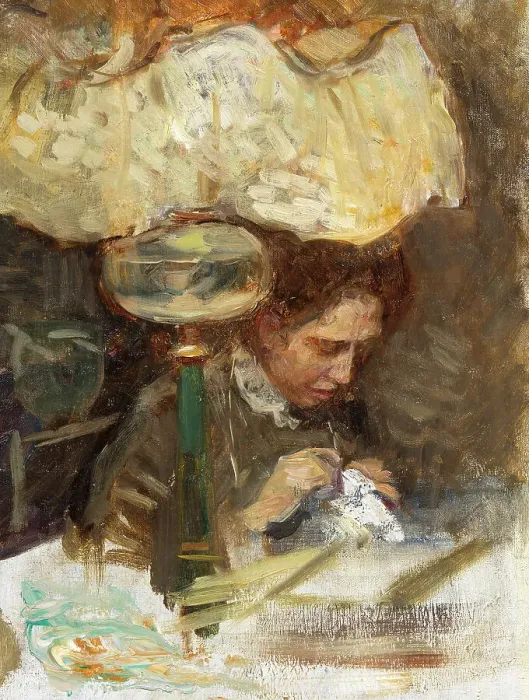 Framed Print : Study for Friends - Nanna Bendixson, c.1907. Creator: Hanna Pauli Framed Print : Study for Friends - Nanna Bendixson, c.1907. Creator: Hanna Pauli