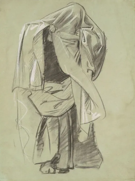 Framed Print : Study for Frieze of Prophets, 1890-1892. Creator: John Singer Sargent Framed Print : Study for Frieze of Prophets, 1890-1892. Creator: John Singer Sargent