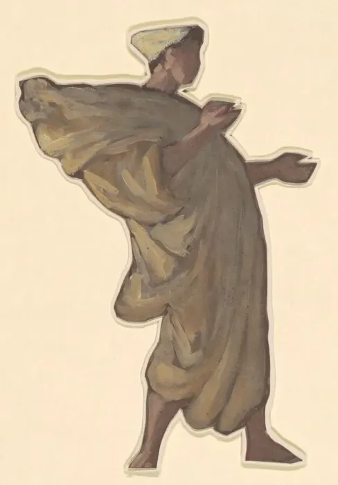 Framed Print : Study for Greek Girls Bathing, c. 1872. Creator: Elihu Vedder Framed Print : Study for Greek Girls Bathing, c. 1872. Creator: Elihu Vedder