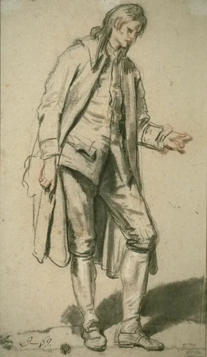 Framed Print : Study of a Groom, c. 1760. Creator: Jean-Baptiste Greuze Framed Print : Study of a Groom, c. 1760. Creator: Jean-Baptiste Greuze