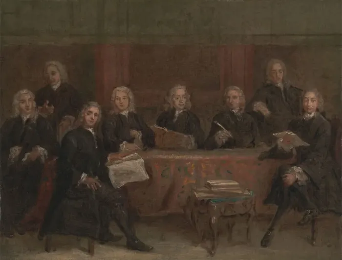 Framed Print : Study for a Group Portrait, between 1729 and 1730. Creator: Joseph Highmore Framed Print : Study for a Group Portrait, between 1729 and 1730. Creator: Joseph Highmore