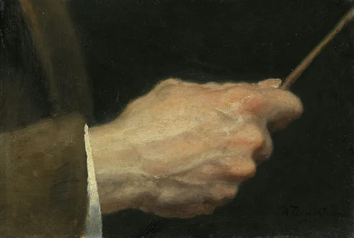 Framed Print : Study of a Hand, late 19th-early 20th century. Creator: Robert Thegerstrom Framed Print : Study of a Hand, late 19th-early 20th century. Creator: Robert Thegerstrom