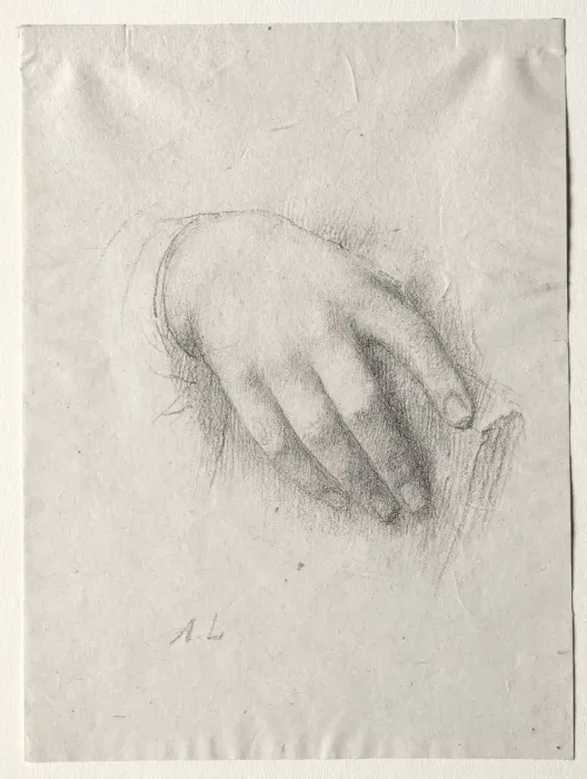 Framed Print : Study of Hands. Creator: Alphonse Legros (French, 1837-1911) Framed Print : Study of Hands. Creator: Alphonse Legros (French, 1837-1911)