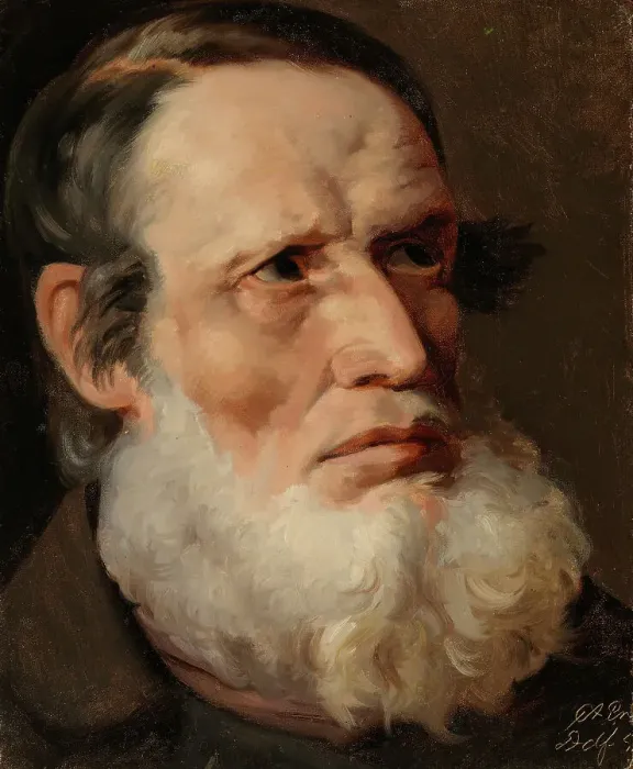 Framed Print : Study Head, 1854. Creator: Karl Anders Ekman Framed Print : Study Head, 1854. Creator: Karl Anders Ekman