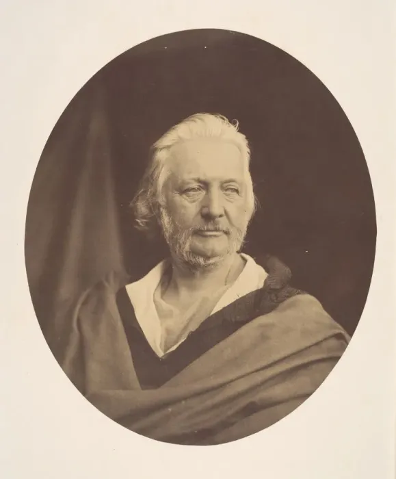 Framed Print : Study of a Head, 1857. Creator: Oscar Gustav Rejlander Framed Print : Study of a Head, 1857. Creator: Oscar Gustav Rejlander