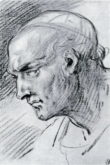 Framed Print : Study of a head, 1913. Artist: Jean-Antoine Watteau Framed Print : Study of a head, 1913. Artist: Jean-Antoine Watteau