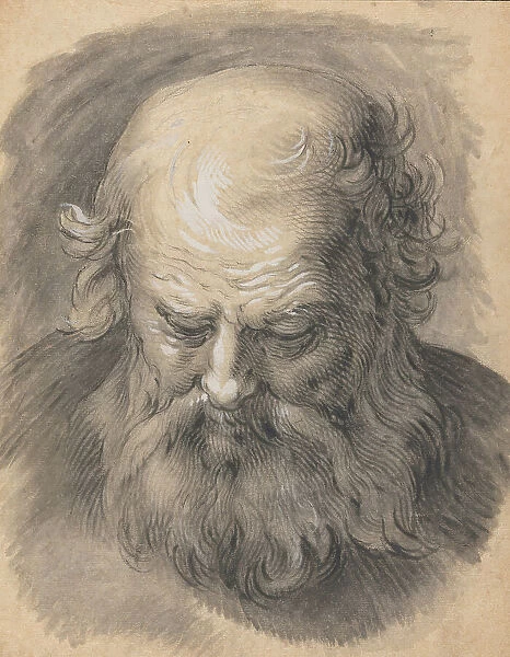 Study of the Head of a Bearded Man, 1595 / 1605. Creator: Abraham Bloemaert