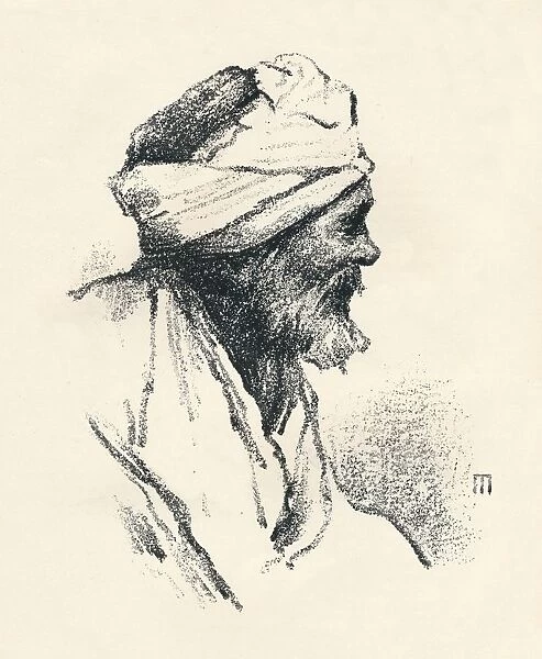 Study of a Head, c1893, (1894). Artist: Mortimer L Menpes