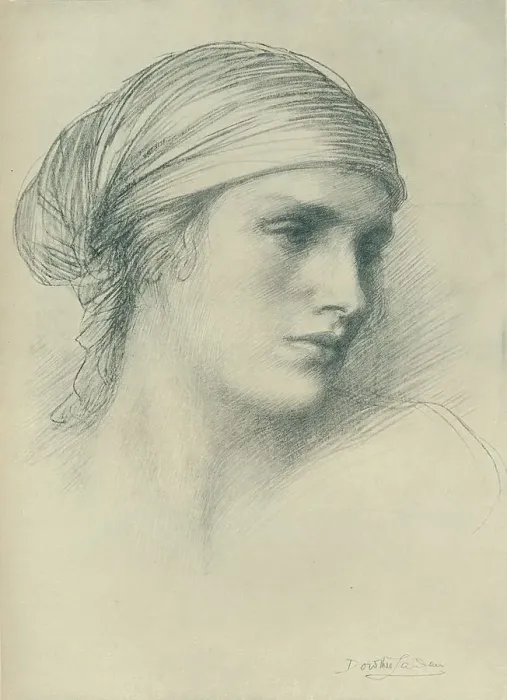 Framed Print : Study of a Head, c1916. Artist: Dorothea Landau Framed Print : Study of a Head, c1916. Artist: Dorothea Landau