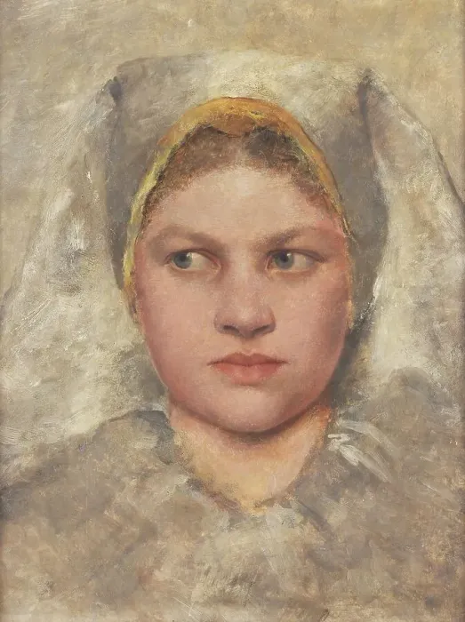 Framed Print : Study head of a Hanna woman, c1883. Creator: Klimt, Gustav (1862-1918) Framed Print : Study head of a Hanna woman, c1883. Creator: Klimt, Gustav (1862-1918)