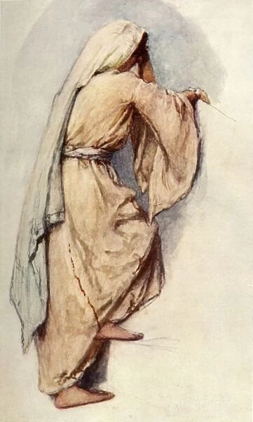 Study for Holiday Dress of Syrian Women, 1902. Creator: John Fulleylove