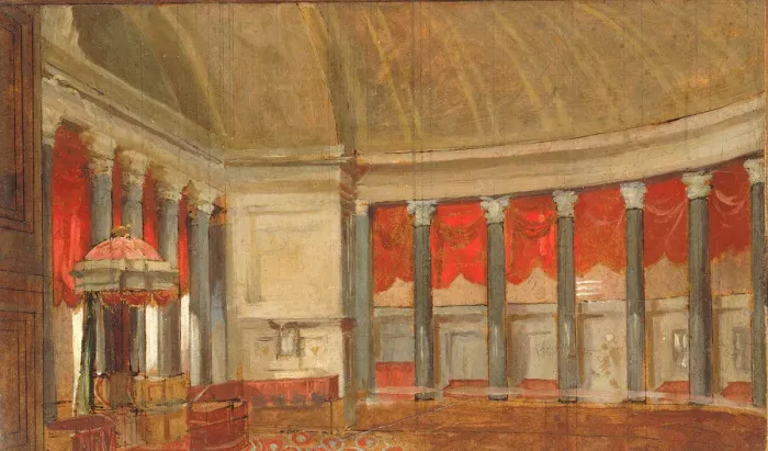 Framed Print : Study for The House of Representatives, ca. 1821. Creator: Samuel Finley Breese Morse Framed Print : Study for The House of Representatives, ca. 1821. Creator: Samuel Finley Breese Morse