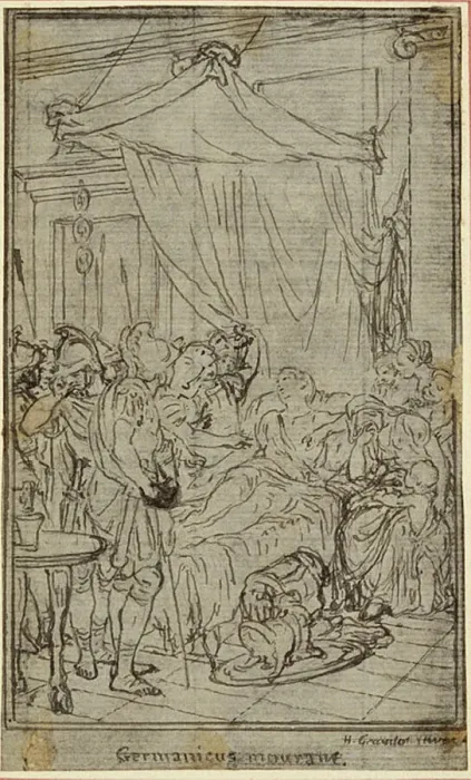 Framed Print : Study for an illustration in Tacitus Tibere, ou Les Six Premiers Livres des Framed Print : Study for an illustration in Tacitus Tibere, ou Les Six Premiers Livres des