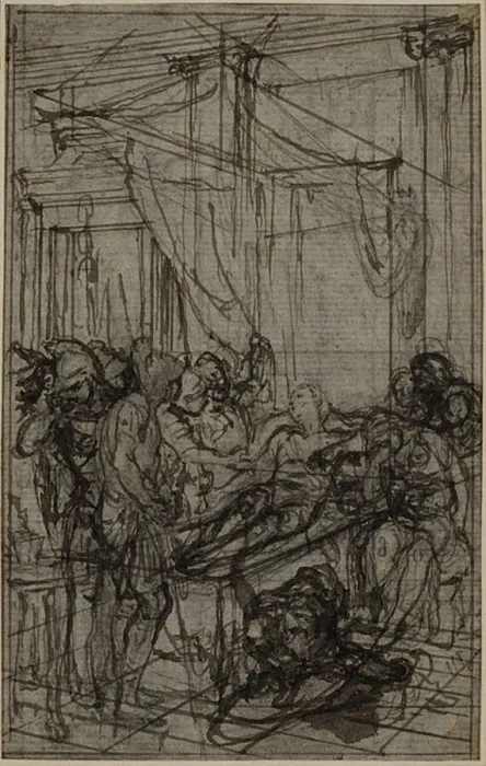 Framed Print : Study for an illustration in Tacitus Tibere, ou Les Six Premiers Livres des Framed Print : Study for an illustration in Tacitus Tibere, ou Les Six Premiers Livres des