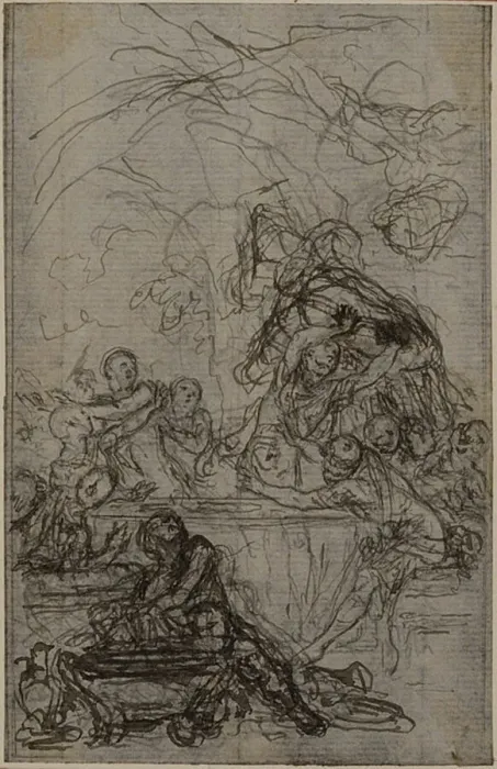 Framed Print : Study for an illustration in Tacitus Tibere, ou Les Six Premiers Livres des Framed Print : Study for an illustration in Tacitus Tibere, ou Les Six Premiers Livres des