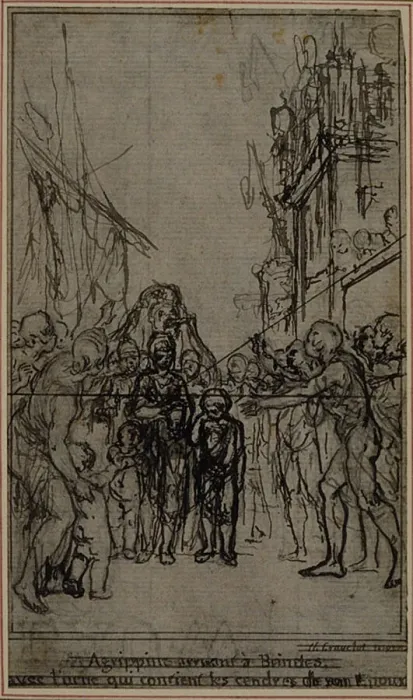 Framed Print : Study for an illustration in Tacitus Tibere, ou Les Six Premiers Livres des Framed Print : Study for an illustration in Tacitus Tibere, ou Les Six Premiers Livres des