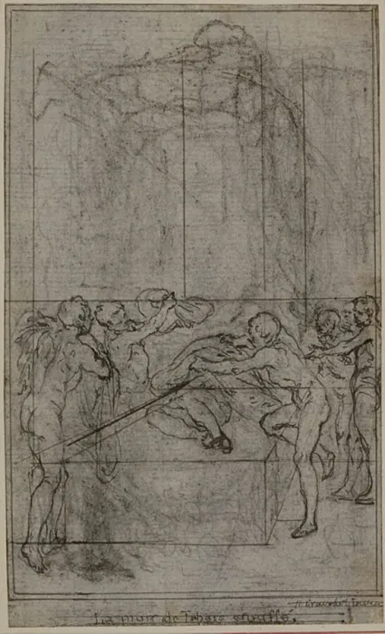 Framed Print : Study for an illustration in Tacitus Tibere, ou Les Six Premiers Livres des Framed Print : Study for an illustration in Tacitus Tibere, ou Les Six Premiers Livres des