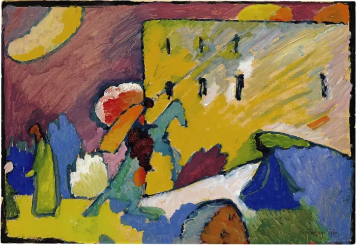 Framed Print : Study for Improvisation 3, 1909. Artist: Kandinsky, Wassily Vasilyevich (1866-1944) Framed Print : Study for Improvisation 3, 1909. Artist: Kandinsky, Wassily Vasilyevich (1866-1944)