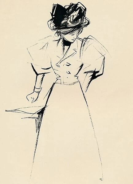 Study in Indian Ink by Forain, c1898. Artist: Jean Louis Forain