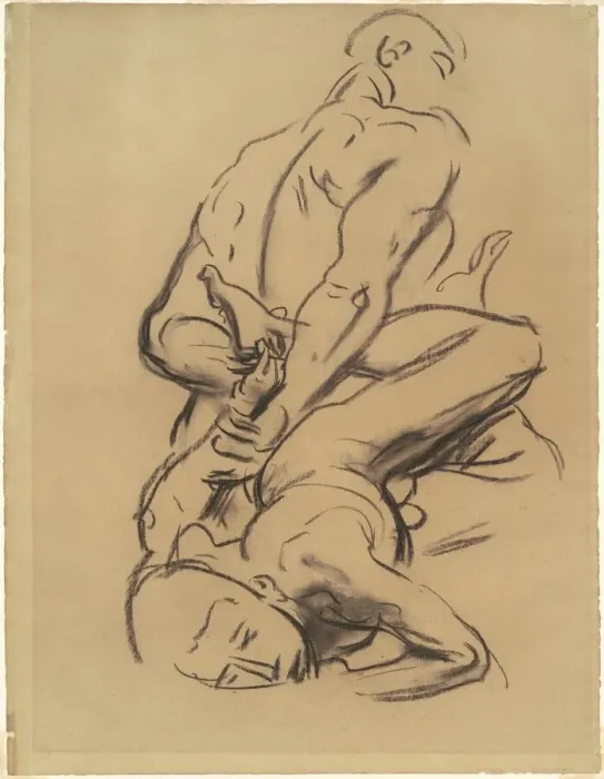 Framed Print : Study for Judgment, 1903-1916. Creator: John Singer Sargent Framed Print : Study for Judgment, 1903-1916. Creator: John Singer Sargent