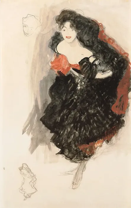 Framed Print : Study for Judith II, c. 1908. Artist: Klimt, Gustav (1862-1918) Framed Print : Study for Judith II, c. 1908. Artist: Klimt, Gustav (1862-1918)