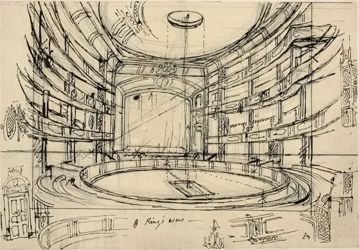 Framed Print : Study for Kings Circus, c. 1809. Creator: Augustus Charles Pugin Framed Print : Study for Kings Circus, c. 1809. Creator: Augustus Charles Pugin