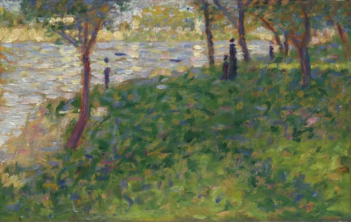 Framed Print : Study for La Grande Jatte, 1884-1885. Artist: Seurat, George Pierre (1859-1891) Framed Print : Study for La Grande Jatte, 1884-1885. Artist: Seurat, George Pierre (1859-1891)