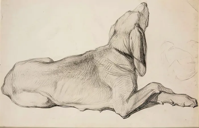 Framed Print : Study of a Labrador, c1840s. Creator: John Phillip Framed Print : Study of a Labrador, c1840s. Creator: John Phillip