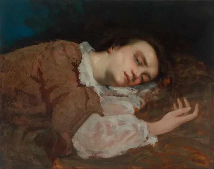 Framed Print : Study for Les Demoiselles des bords de la Seine (Ete), 1856. Artist: Courbet, Gustave (1819-1877) Framed Print : Study for Les Demoiselles des bords de la Seine (Ete), 1856. Artist: Courbet, Gustave (1819-1877)