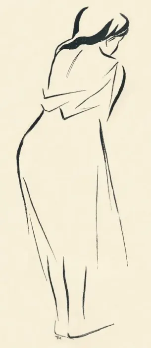 Framed Print : Study in Line, c1898. Artist: Jean Louis Forain Framed Print : Study in Line, c1898. Artist: Jean Louis Forain