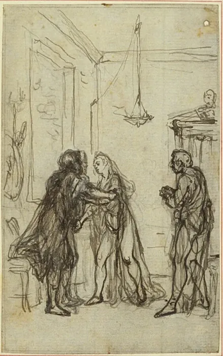 Framed Print : Study for Lucains La Pharsale, Canto II, c. 1766 Framed Print : Study for Lucains La Pharsale, Canto II, c. 1766